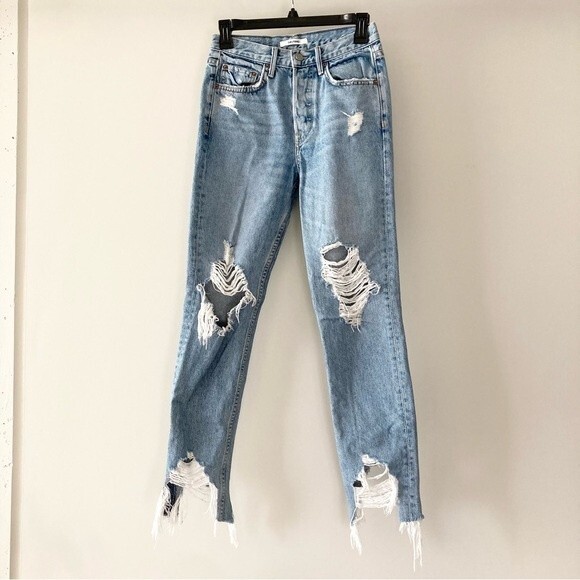 GRLFRND Karolina High Rise Jeans in Tough Love 25 - Picture 3 of 10